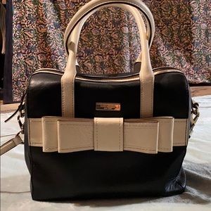 Kate Spade Black & White Bow Purse